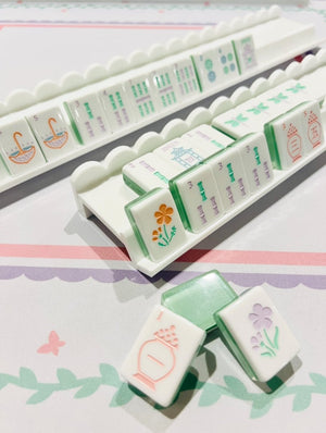 Mahjong Acrylic Racks and Ruffle Pushers