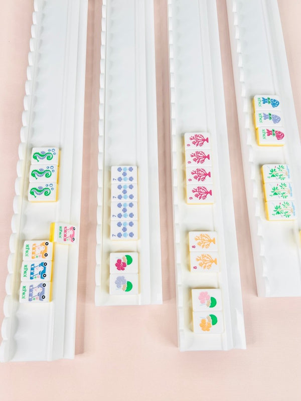 Mahjong Acrylic Racks and Ruffle Pushers