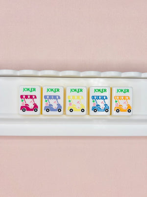 Mahjong Acrylic Racks and Ruffle Pushers