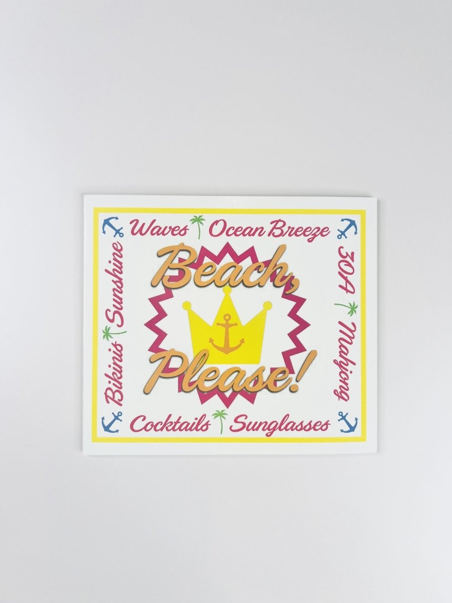 Beach Playing Card