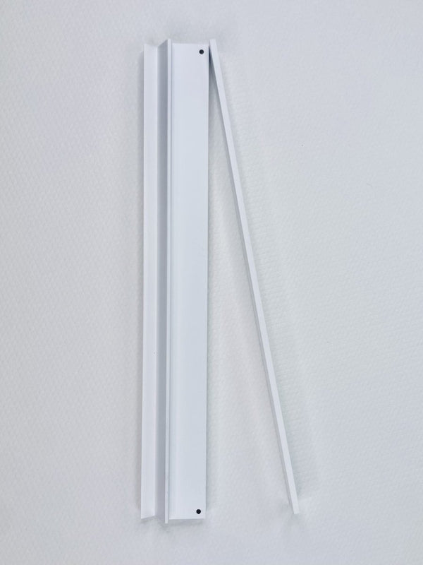 White Wooden Rack Single Pusher