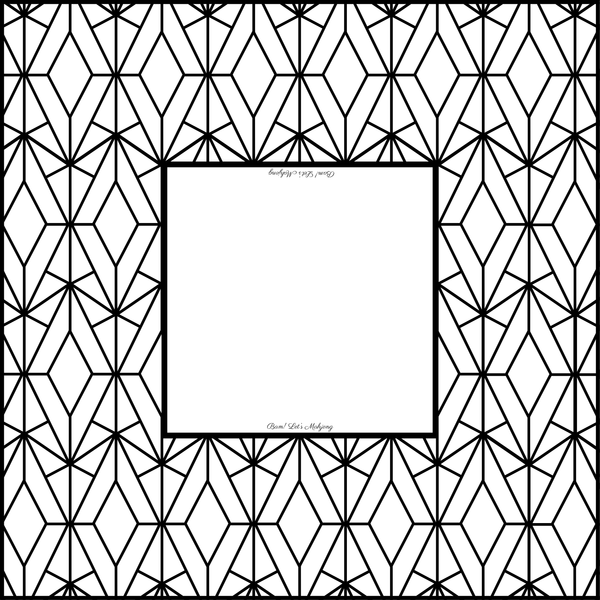 Art Deco Mahjong Mat