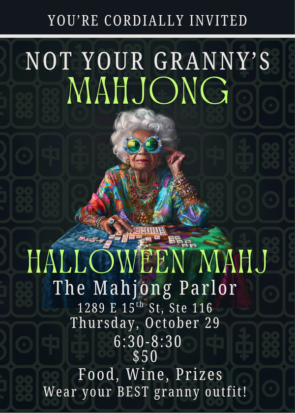 Not Your Granny’s Mahjong Halloween Party