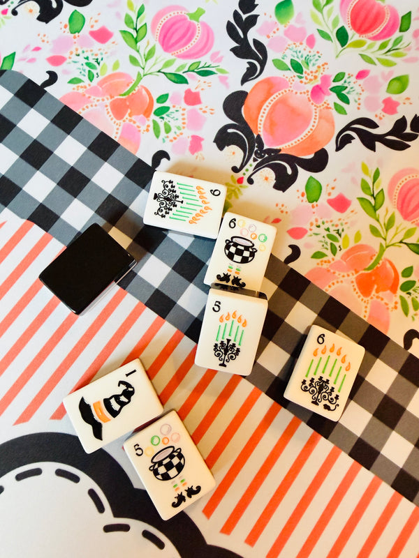 Pumpkin Patch Mahjong Mat | Fall & Halloween Mahjong Mat