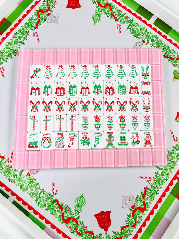 Holly Jolly Christmas Mahjong Tiles