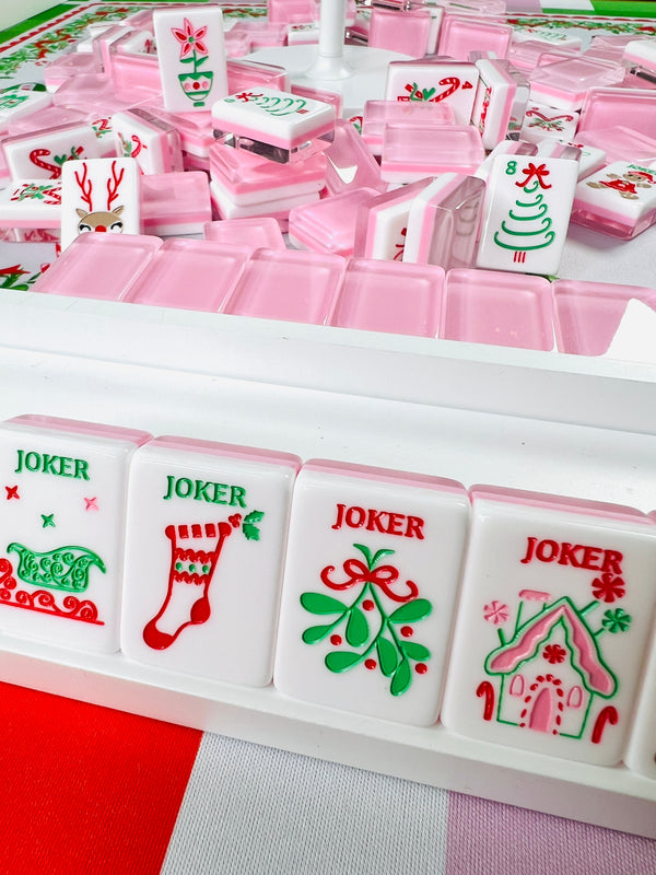 Holly Jolly Christmas Mahjong Tiles