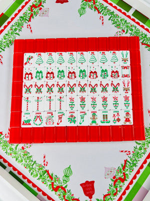 Holly Jolly Christmas Mahjong Tiles