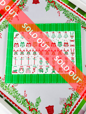 Holly Jolly Christmas Mahjong Tiles