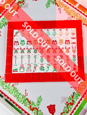 Holly Jolly Christmas Mahjong Tiles