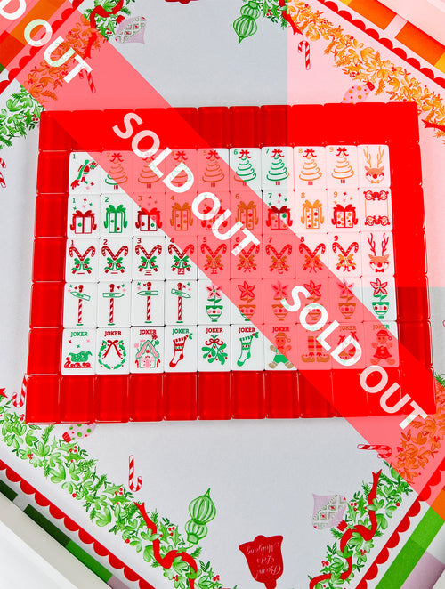 Holly Jolly Christmas Mahjong Tiles
