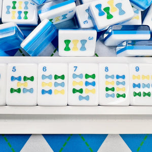 Kentucky Derby Mahjong Tile Collection with Matching Mat & Shuffler