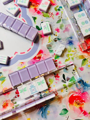 Secret Garden Mahjong Mat | Watercolor Floral Mahjong Mat