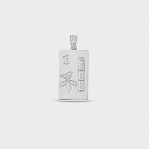 14K Gold Mahjong Pendant Necklace | Fine Mahjong Jewelry