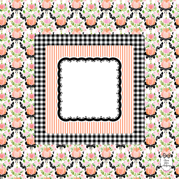 Pumpkin Patch Mahjong Mat | Fall & Halloween Mahjong Mat