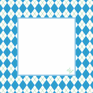 Bluegrass Argyle Mahjong Mat
