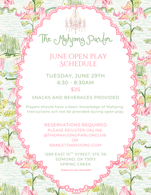 Open Play Evening June 29