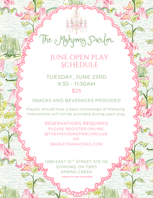 Open Play Morning June 23rd