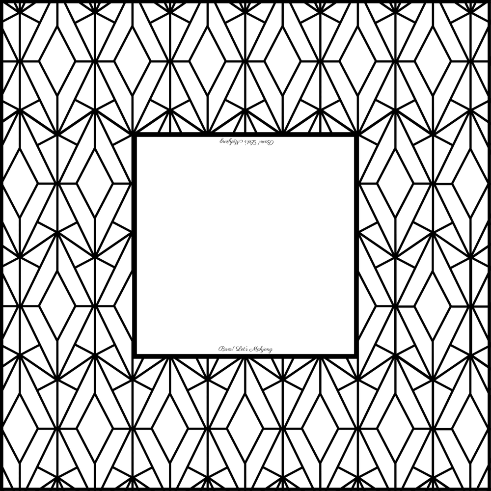 Art Deco Mahjong Mat