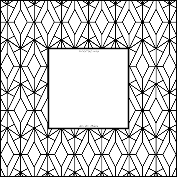 Art Deco Mahjong Mat