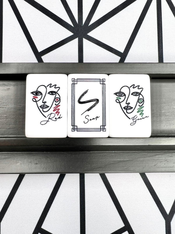 Art Deco Mahjong Tile Set (PRE-ORDER ESTIMATED DELIVERY DATE END OF JUNE)