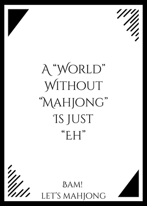 Art Deco Mahjong Tile Set (PRE-ORDER ESTIMATED DELIVERY DATE END OF JUNE)