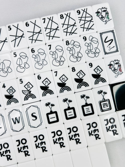 Art Deco Mahjong Tile Set (PRE-ORDER ESTIMATED DELIVERY DATE END OF JUNE)