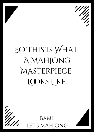 Art Deco Mahjong Tile Set (PRE-ORDER ESTIMATED DELIVERY DATE END OF JUNE)