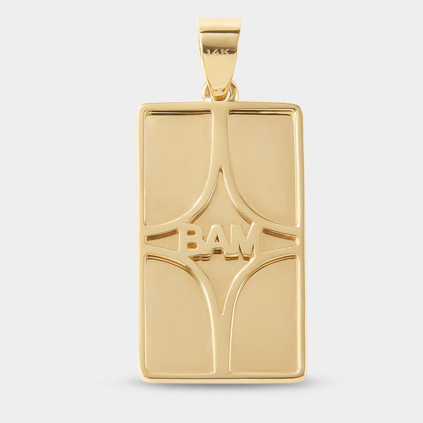 14K Gold Mahjong Pendant Necklace | Fine Mahjong Jewelry