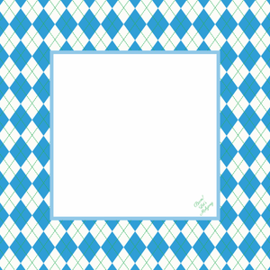 Bluegrass Argyle Mahjong Mat