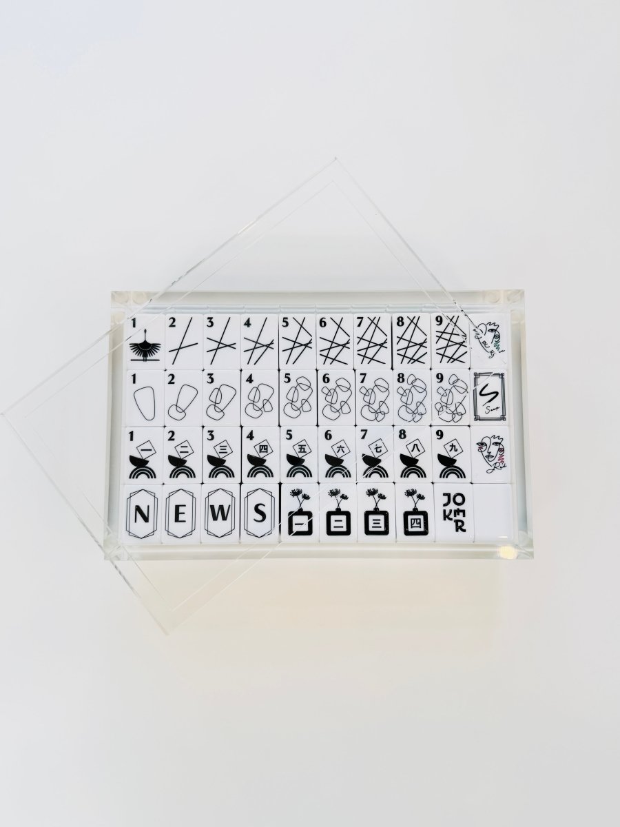 Clear Acrylic Mahjong Tile Box – Oversized