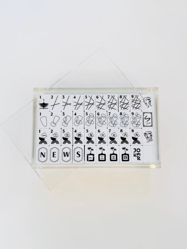 Clear Acrylic Mahjong Tile Box – Oversized