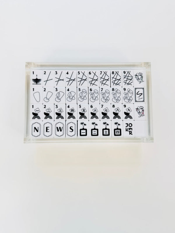 Clear Acrylic Mahjong Tile Box – Oversized