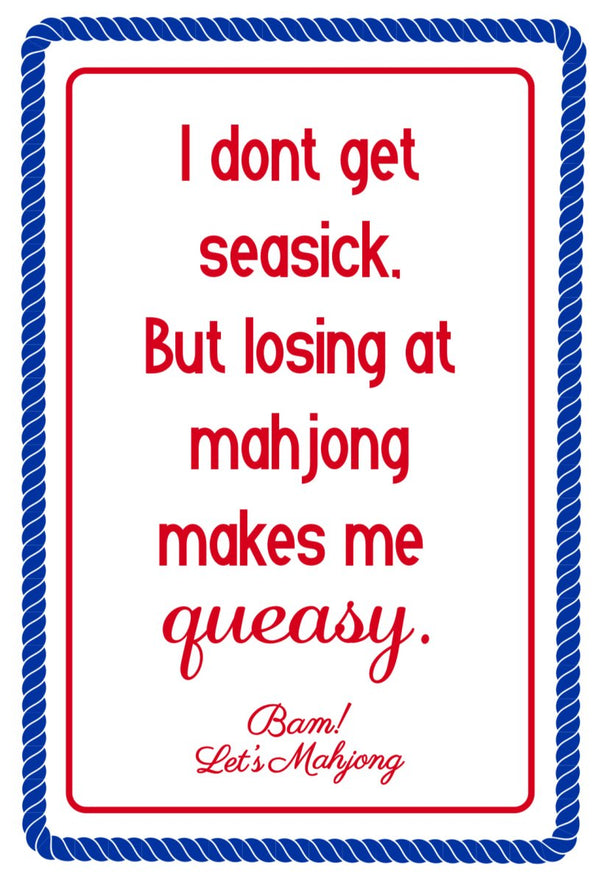 Coastal Mahjong Tile Shufflers | Set of 2 | Bam! Let’s Mahjong®