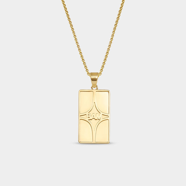 14K Gold Mahjong Pendant Necklace | Fine Mahjong Jewelry