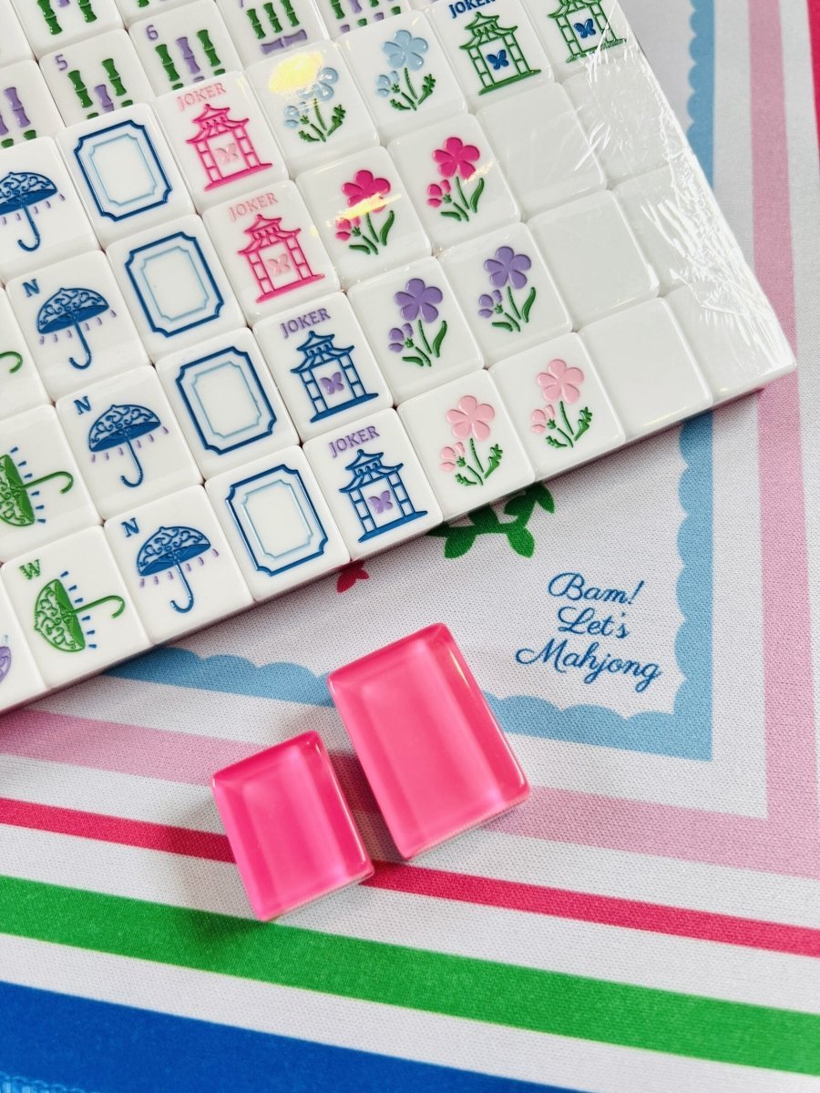 Party Tile Set Garden Party Bright Mahjong Tiles Travel Set (Pre-Orders) - Bam Lets ...