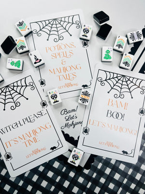 Hocus Pocus – Halloween Mahjong Tile Set (Pre-Order Estimated Delivery Date End of July)