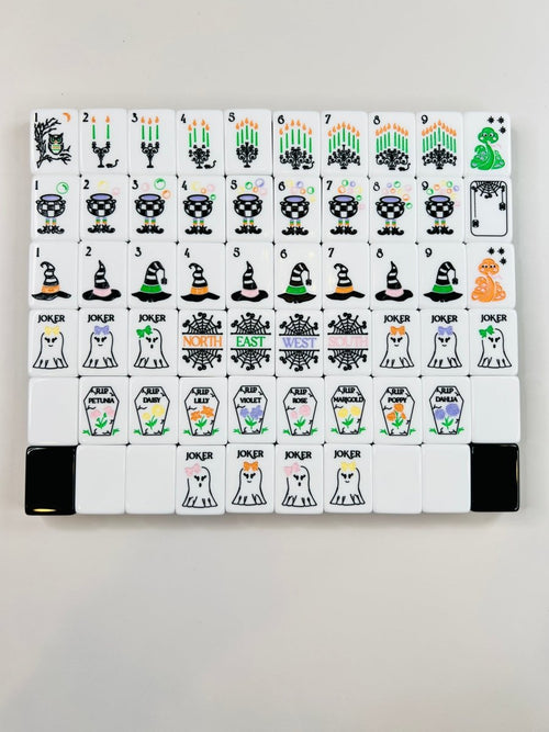 Hocus Pocus – Halloween Mahjong Tile Set (Pre-Order Estimated Delivery Date End of July)