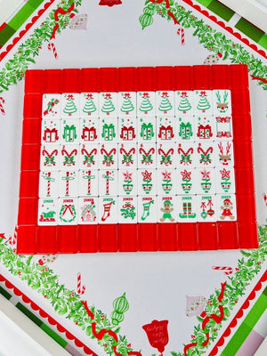 Holly Jolly Christmas Mahjong Tiles (Pre-Order)