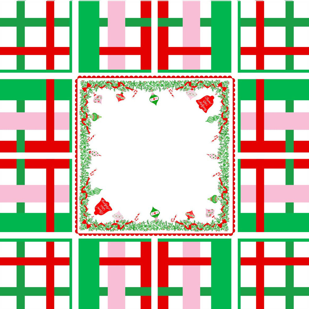 Holly Jolly Mahjong Mat