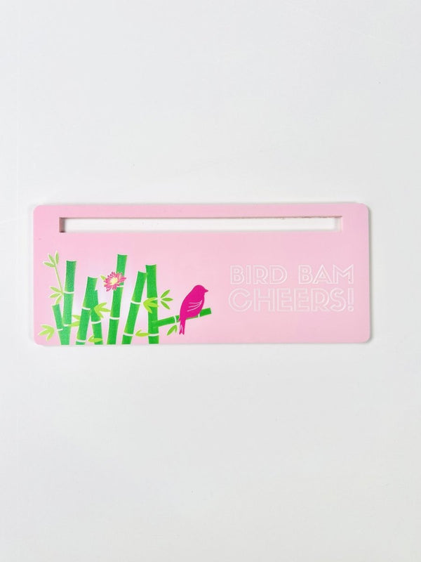 Pink Bird Bam Cheers Line Marker