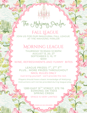 Fall Morning Mahjong League (Thursday Morning)