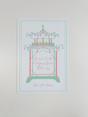 Garden Party Tile Shufflers Pagoda Mahjong Queen