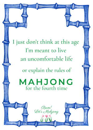 Mahjong Tile Shufflers – Uncomfortable Bright Collection