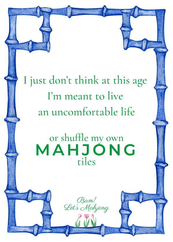 Mahjong Tile Shufflers – Uncomfortable Bright Collection