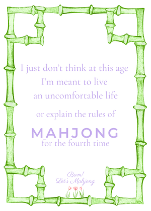 Mahjong Tile Shufflers - Uncomfortable Pastel Collection