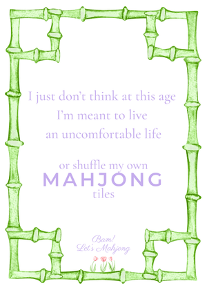 Mahjong Tile Shufflers - Uncomfortable Pastel Collection