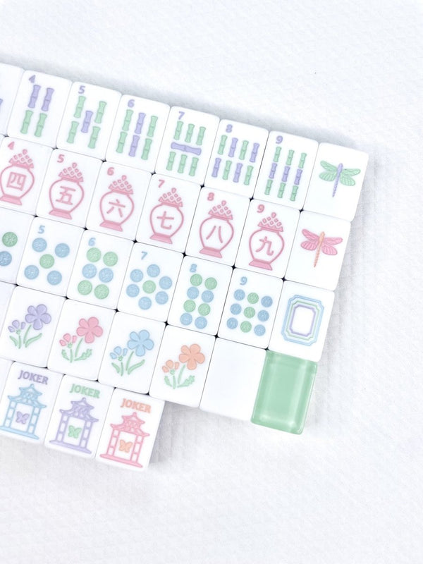 Garden Party Tiles Half Picture Closeup Left