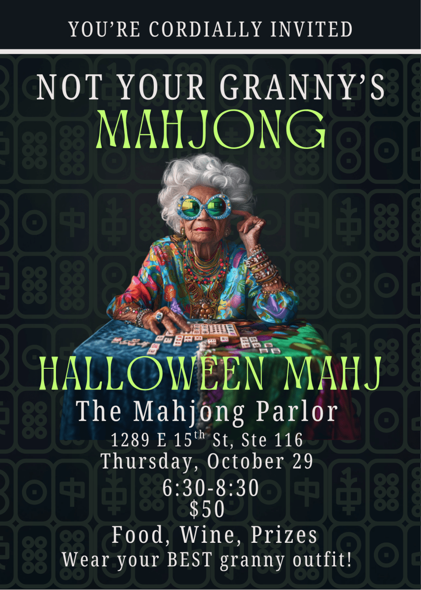Not Your Granny’s Mahjong Halloween Party