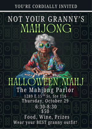 Not Your Granny’s Mahjong Halloween Party