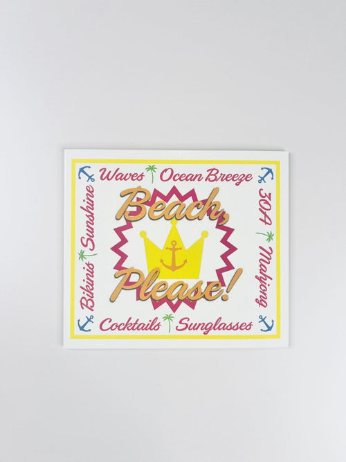 Beach Playing Card